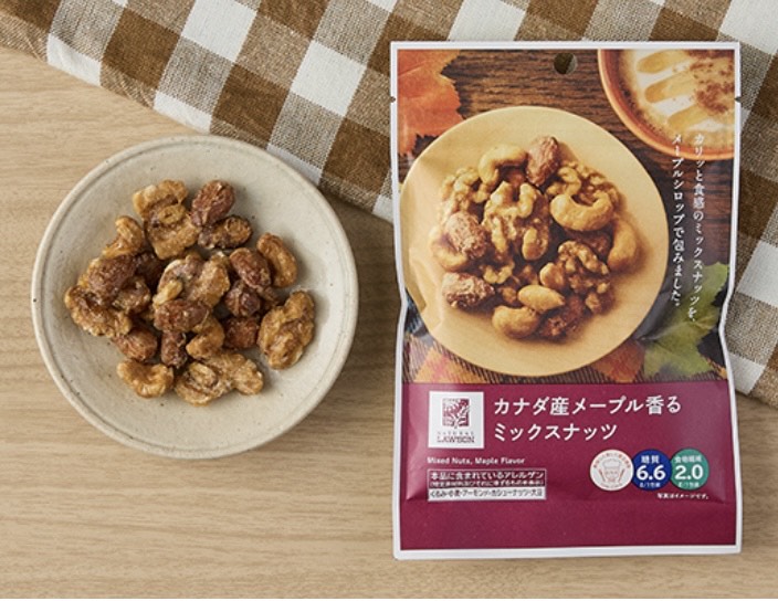 メープルナッツと袋