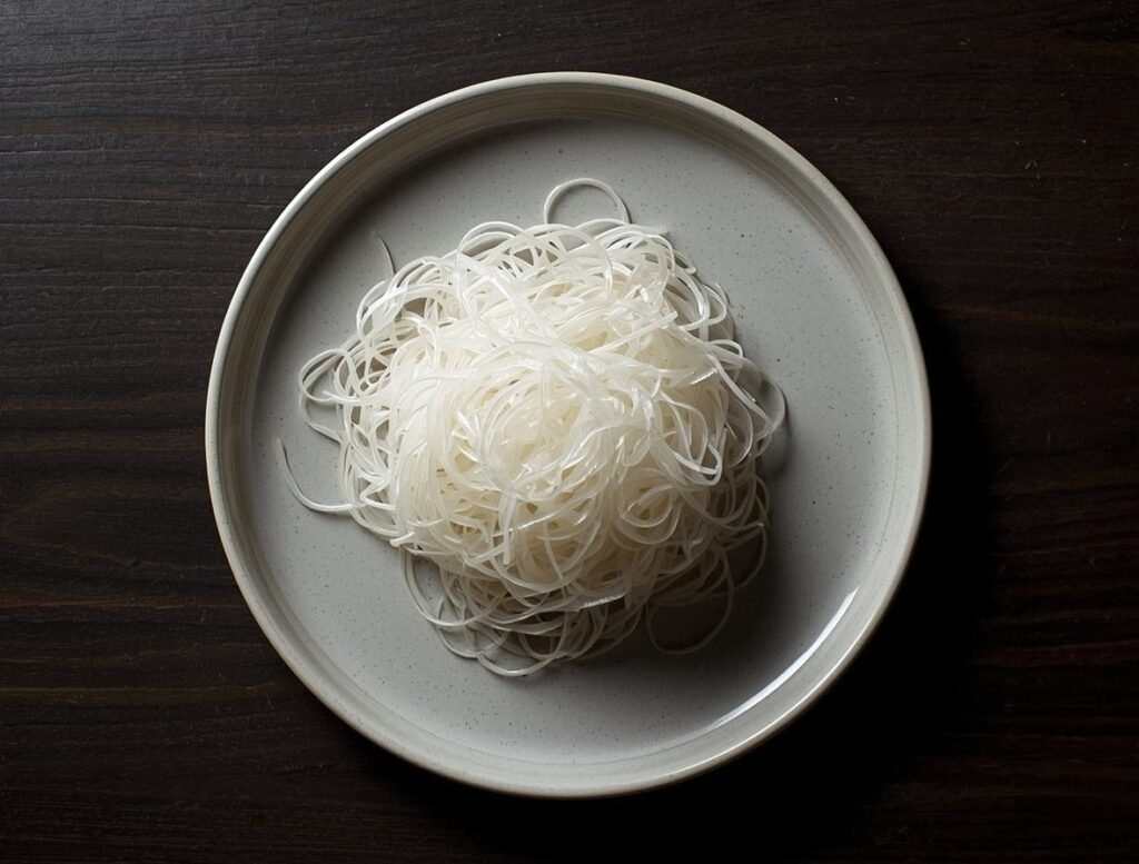 器に盛られた春雨